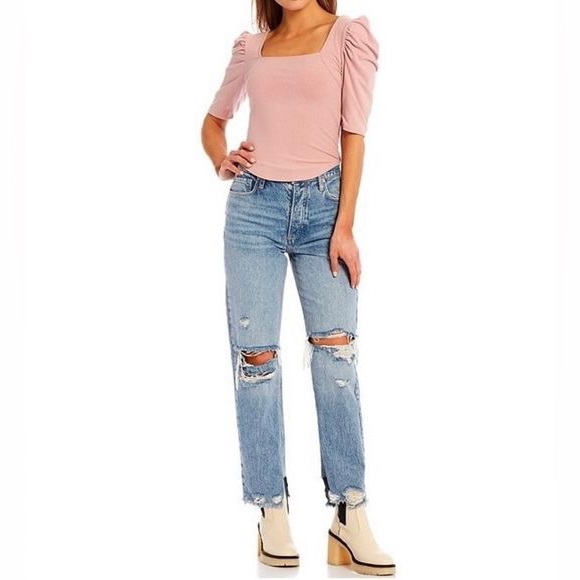 🌻🆕FINAL PRICE🚨FREE PEOPLE Night Lily In Pale Mauve-Sizes Small & Medium - Picture 4 of 13